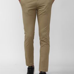 Peter England Casuals Men Mid-Rise Slim Fit Trousers-picture-33