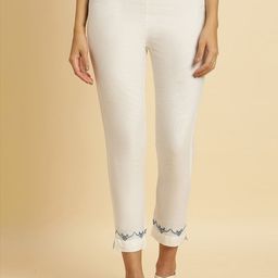 W Women Slim Fit Trousers-picture-12