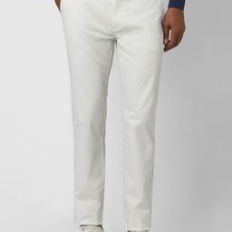 Peter England Casuals Men Slim Fit Mid-Rise Chinos Trousers-image-26
