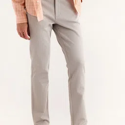 Red Flame Men Mid-Rise Cotton Slim Fit Trousers-image-61