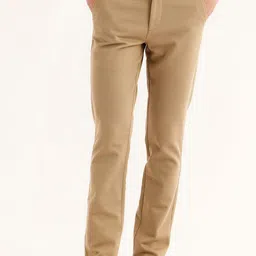 Red Flame Men Mid-Rise Cotton Slim Fit Trousers-image-84