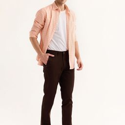 Red Flame Men Mid-Rise Cotton Slim Fit Trousers-image-71