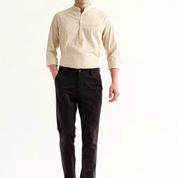 Red Flame Men Mid-Rise Cotton Slim Fit Trousers-image-71