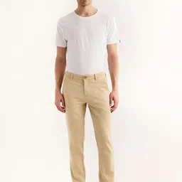 Red Flame Men Mid-Rise Cotton Slim Fit Trousers-image-93