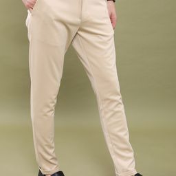 HIGHLANDER Men Beige Mid-Rise Trousers-image-31