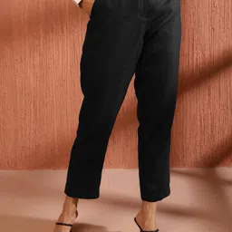 Fabindia Women Woolen Regular Trousers-image-30