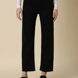 Allen Solly Woman Mid-Rise Cotton Trousers-image-73