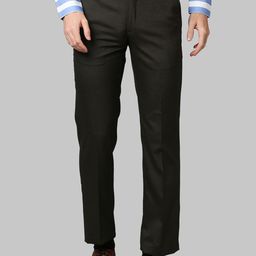 Park Avenue Men Brown Formal Trousers-picture-11
