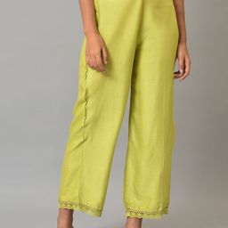 W Women Straight Fit Palazzos-image-31