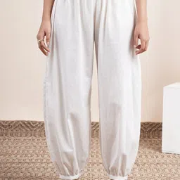 Abhishti Women White Trousers-image-9