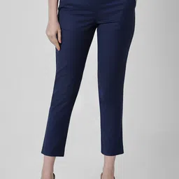 Van Heusen Woman Women Mid-Rise Checked Formal Trousers-image-76