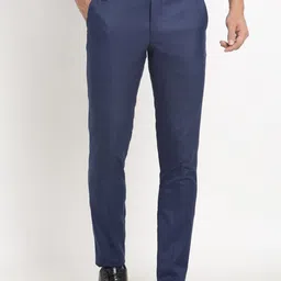 Turtle Men Tailored Skinny Fit Stretchable Formal Trousers-picture-21