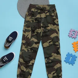 V-Mart Boys Camouflage Printed Joggers Trousers-image-45