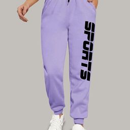 TABADTOD Women Printed Relaxed Joggers Trousers-image-45