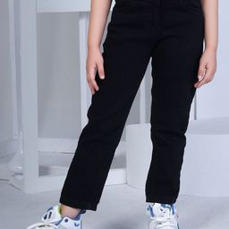 Peppermint Girls Smart Slim Fit Clean Look Mid Rise Stretchable Jeans-image-50