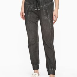 Porsorte Women Grey Tapered Fit Cotton Joggers Trousers-image-54