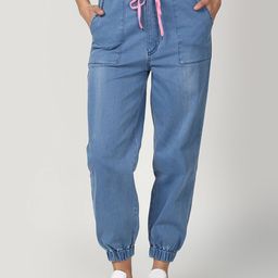 StyleStone Women Blue Joggers Trousers-picture-15