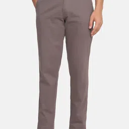 TAHVO Men Grey Comfort Trousers-image-31