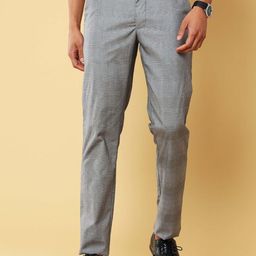 Melvin Jones Men Comfort Mid-Rise Regular Trouser-image-97