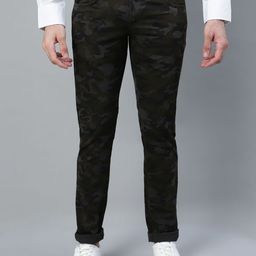 Cantabil Men Camouflage Printed Comfort Trousers-image-84