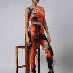 SHOWOFF Dyed Top With Trousers-picture-57