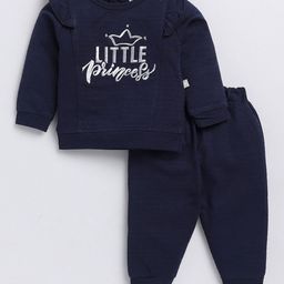 Moms Love Girls Typography Printed Top with Trousers-picture-31