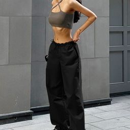 StyleCast Women Black Relaxed Loose Fit Trousers-image-39