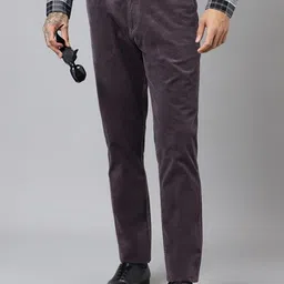 Hancock Men Tailored Slim Fit Easy Wash Corduroy Trousers-image-94