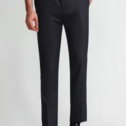 Arrow Men Mid-Rise Tapered Fit Trousers-picture-45