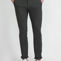Arrow Sport Men Slim Fit Low-Rise Flat-Front Cotton Casual Trousers-picture-7
