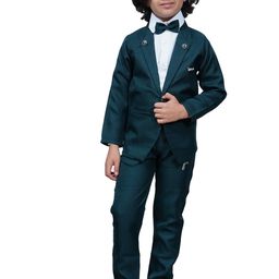 BAESD Boys Single-Breasted Notched Lapel Pure Cotton Suits-image-19
