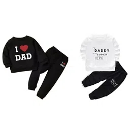 Pankhu Infant Kids Pack Of 2 Printed T-shirt with Pyjamas-image-18