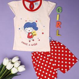 V-Mart Infants Printed Pure Cotton T-shirt with Trousers-picture-44