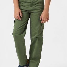 KATE & OSCAR Boys Smart Mid Rise Cotton Cargo Trouser-image-44
