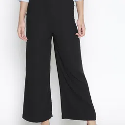 DRAAX Fashions Women solid Mid Rise Regular Fit Formal Trousers-image-38