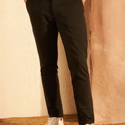 DENNISON Men Smart Easy Wash 4-Way Lycra Trousers-image-11