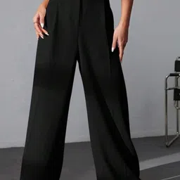 Next One Women Smart High-Rise Regular Fit Parallel Trouser-image-91