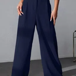 Next One Women Smart High-Rise Easy Wash Trousers-image-60