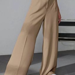 Next One Women Smart High-Rise Easy Wash Parallel Trouser-picture-44