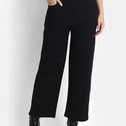 Next One Women Smart Straight Fit High-Rise Parallel Trousers-image-84