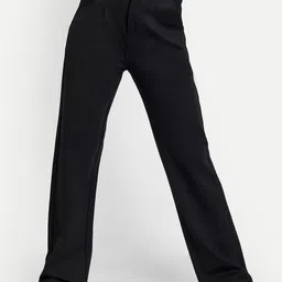 Next One Women Smart Straight Fit High-Rise Stretchable Easy Wash Trousers-image-38