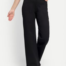 Next One Women Smart Straight Fit High-Rise Easy Wash Parallel Trousers-picture-20
