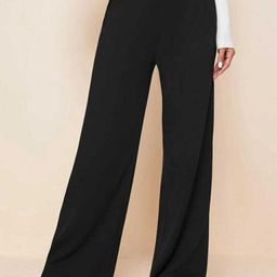 Next One Women Smart Straight Fit High-Rise Easy Wash Paralell Trousers-picture-41