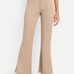 BROADSTAR Women High-Rise Stretchable Flared Bootcut Corduroy Trousers-image-89