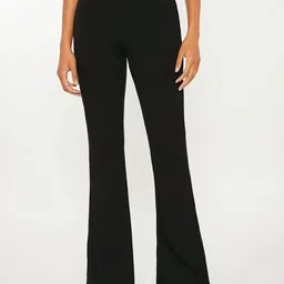 BROADSTAR Women Smart Flared Super High-Rise Easy Wash Stretchable Bootcut Trousers-image-79