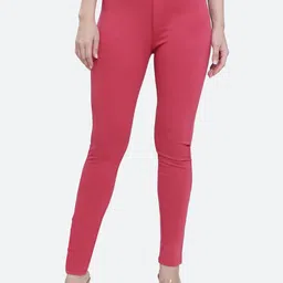FCK-3 Women Relaxed High-Rise Easy Wash Trousers-picture-29