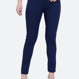 FCK-3 Women Relaxed High-Rise Easy Wash Trousers-image-42