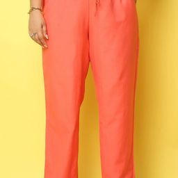 theRebelinme Women Plus Size Relaxed High-Rise Trousers-image-85