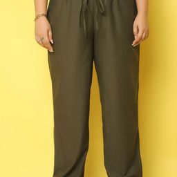 theRebelinme Women Plus Size Relaxed High-Rise Trouser-image-101
