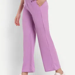 Next One Women Smart High-Rise Easy Wash Loose Fit Parallel Parallel Trousers-image-88